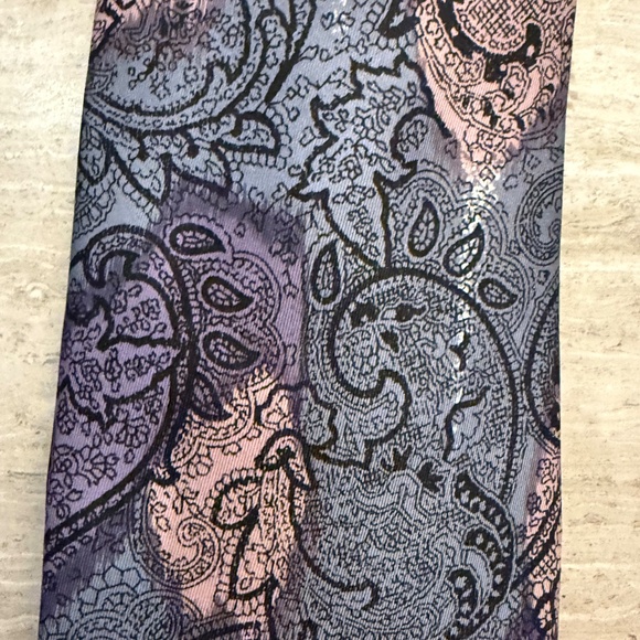 Pierre Balmain 100% Silk Italian Tie Extra Long at 62" - Picture 13 of 15